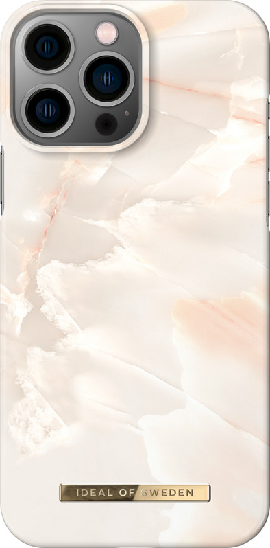Ideal of Sweden Rose Pearl Marble Apple iPhone 14 Pro Back Cover is nooit meer leverbaar