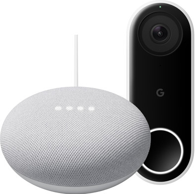 Google Nest Mini Wit + Google Nest Hello is nooit meer leverbaar