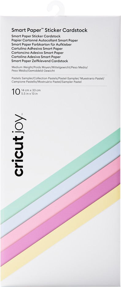 Cricut Joy Smart Sticker Cardstock 14x33cm Pastel 10-Pack is no longer available