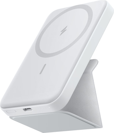 Le produit Anker PowerCore Batterie Externe Sans Fil avec Aimant MagSafe et Support 5000 mAh Blanc ne sera plus jamais disponible