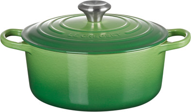 Le Creuset Signature Ronde Braadpan 24 cm Bamboo Green is nooit meer leverbaar
