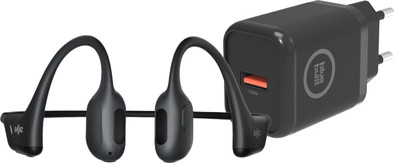 Shokz OpenRun Pro Zwart + BlueBuilt Oplader 18W is nooit meer leverbaar