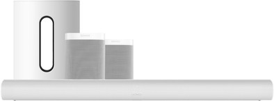 Sonos Arc + 2x One + Sub Mini Wit is nooit meer leverbaar