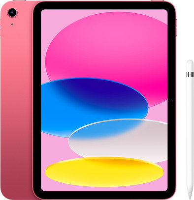 Apple iPad (2022) 10.9 inch 256GB Wifi Roze + Apple Pencil 1 (2022) is nooit meer leverbaar