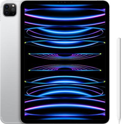 Apple iPad Pro (2022) 11 inch 2TB Wifi + 5G Zilver + Apple Pencil 2 is nooit meer leverbaar
