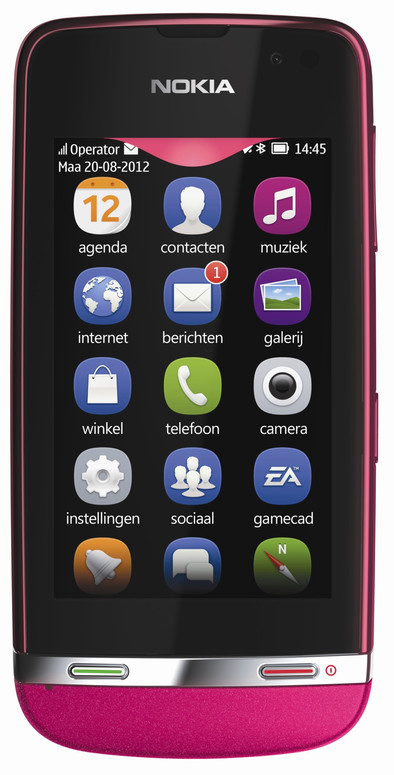 Nokia Asha 311 Rose Red is nooit meer leverbaar