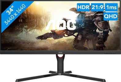 AOC U34G3XM/EU is nooit meer leverbaar