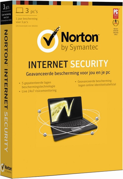 Norton Internet Security 3 User NL is nooit meer leverbaar
