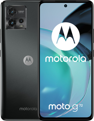 Motorola Moto G72 128GB Zwart is nooit meer leverbaar