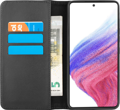BlueBuilt Samsung Galaxy A53 Book Case Zwart is nooit meer leverbaar