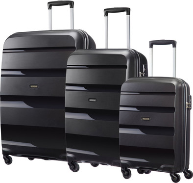American Tourister Bon Air Spinner 75+66+55 cm Black Kofferset is nooit meer leverbaar