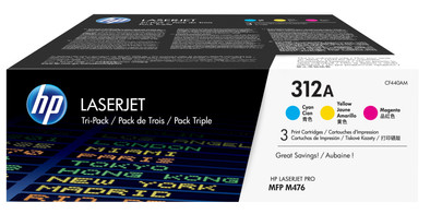 Le produit HP 312A LaserJet Toner Cyan/Magenta/Jaune Lot de 3 ne sera plus jamais disponible