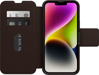 Otterbox Strada Apple iPhone 14 Plus Book Case Leer Bruin is nooit meer leverbaar