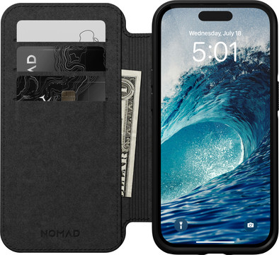 Nomad Folio Apple iPhone 14 Pro Book Case with MagSafe Leather Black is no longer available