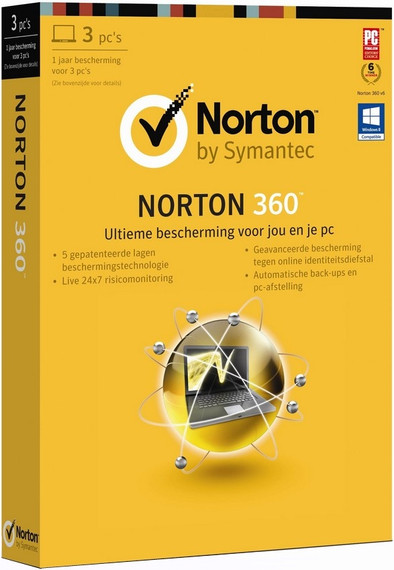 Norton 360 Premier Edition 3 User Attach NL is nooit meer leverbaar