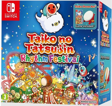 Le produit Taiko No Tatsujin: Rhythm Festival + Manette Tambour Nintendo Switch ne sera plus jamais disponible