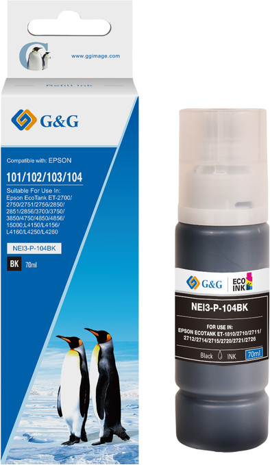 Le produit G&amp;G 104 Bouteille d'Encre Noir ne sera plus jamais disponible