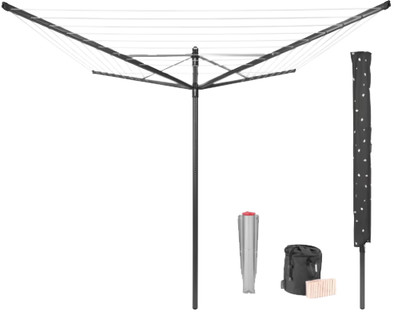Le produit Brabantia Lift-O-Matic Séchoir Parapluie 50 Mètres + Ancrage + Housse + Sac ne sera plus jamais disponible