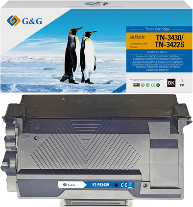 G&amp;G TN-3430 Toner Zwart is nooit meer leverbaar