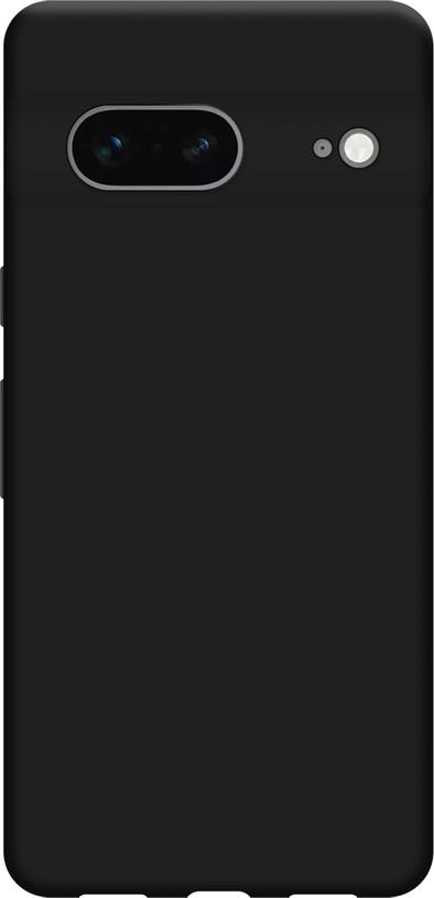 Just in Case Soft Design Google Pixel 7 Back Cover Zwart is nooit meer leverbaar