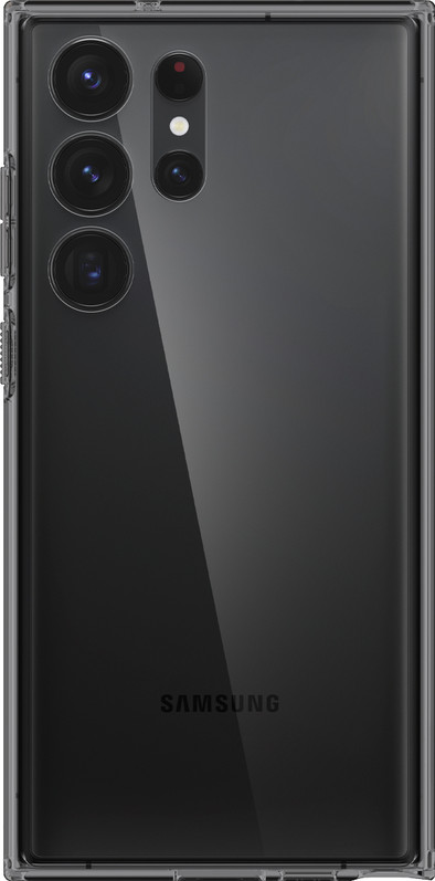 Spigen Ultra Hybrid Samsung Galaxy S23 Ultra Back Cover Transparant met Zwarte Rand is nooit meer leverbaar