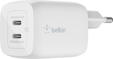 Le produit Belkin Power Delivery Chargeur 65 W avec 2 Ports USB-C ne sera plus jamais disponible