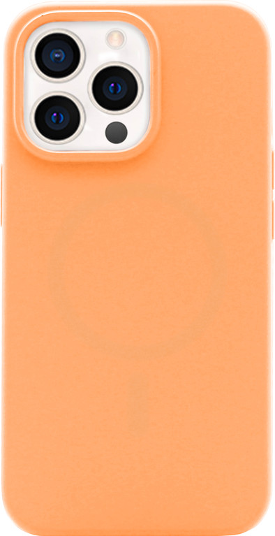 BlueBuilt Soft Case Apple iPhone 13 Pro Max Back Cover met MagSafe Oranje is nooit meer leverbaar