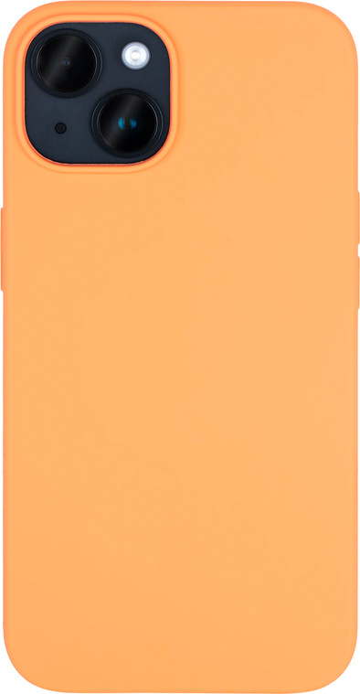 BlueBuilt Soft Case Apple iPhone 14 Plus Back Cover met MagSafe Oranje is nooit meer leverbaar