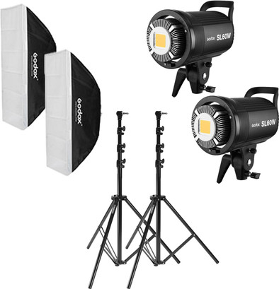 Le produit Godox SL60W Duo Kit - Video Light ne sera plus jamais disponible