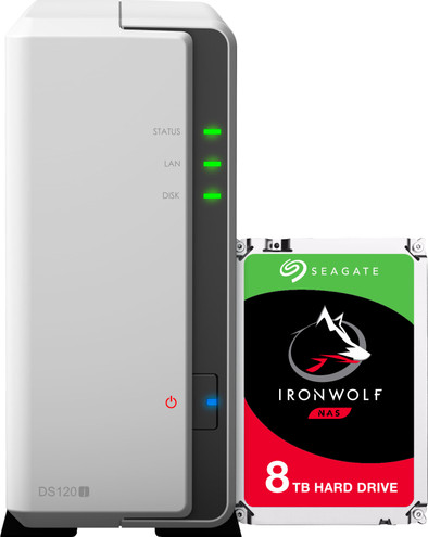 Synology DS120j + Seagate IronWolf 8TB is no longer available