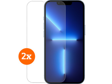 BlueBuilt Apple iPhone 14 / 13 / 13 Pro Screenprotector Glas Duo Pack is nooit meer leverbaar
