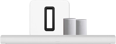Sonos Arc Wit + 2x Era 100 Wit + Sub G3 Wit is nooit meer leverbaar