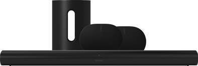 Sonos Arc Zwart+ 2x Era 300 Zwart+ Sub Mini Zwart is nooit meer leverbaar