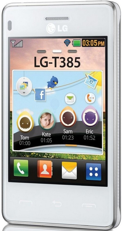 LG T385 Wit is nooit meer leverbaar