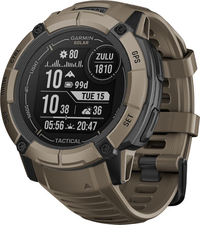 Garmin Instinct 2X Solar Tactical Edition Bruin is nooit meer leverbaar