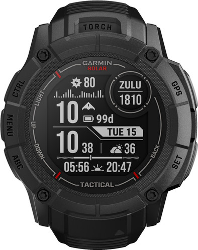 Garmin Instinct 2X Solar Tactical Edition Zwart is nooit meer leverbaar