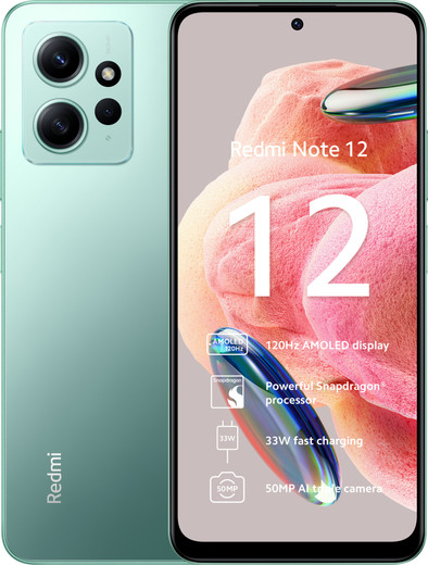 Xiaomi Redmi Note 12 128GB Groen 4G is nooit meer leverbaar