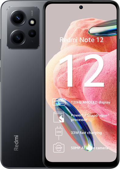 Xiaomi Redmi Note 12 128GB Grijs 4G is nooit meer leverbaar