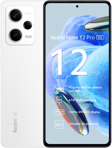 Xiaomi Redmi Note 12 Pro 128GB Wit 5G is nooit meer leverbaar