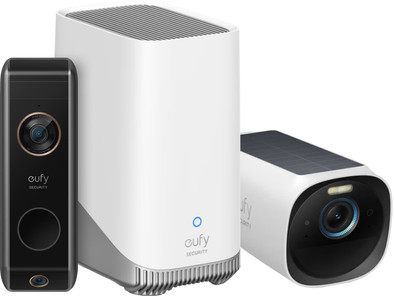Eufycam 3 + HomeBase 3 + Eufy Video Doorbell Dual 2 Pro is nooit meer leverbaar