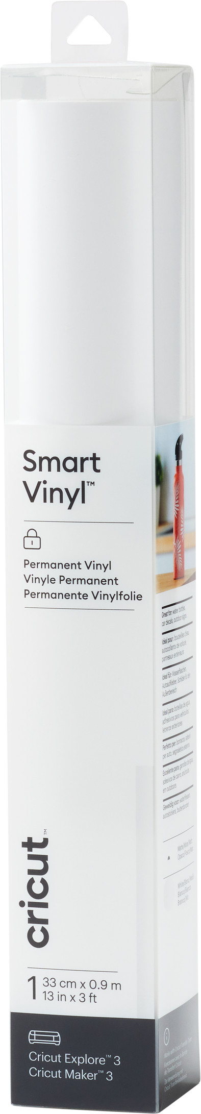 Cricut Smart Vinyl Permanent White 33x91cm is no longer available