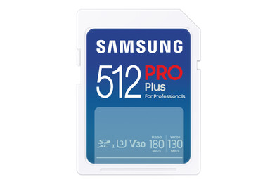 Le produit Samsung SDXC PRO Plus 512 Go 130 Mo/s ne sera plus jamais disponible