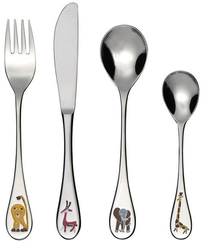 Amefa Safari Kinderbestek 4-delig is nooit meer leverbaar