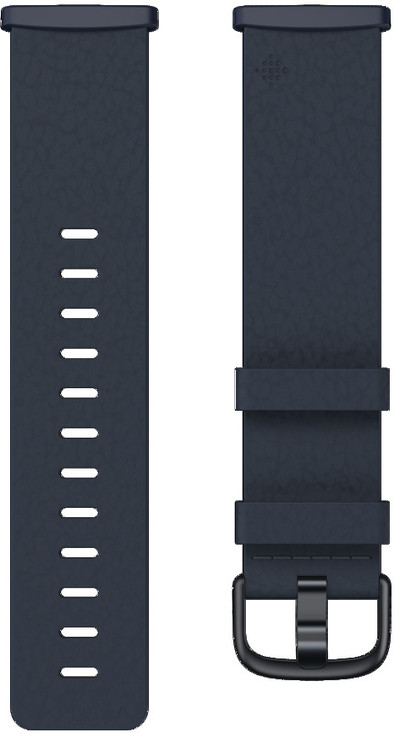 Fitbit Versa 3/Versa 4/Sense/Sense 2 Vegan Leer Bandje Indigo S is nooit meer leverbaar