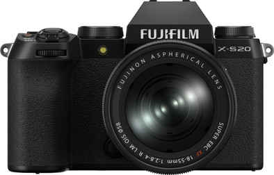 Fujifilm X-S20 Zwart + XF 18-55mm f/2.8-4 R LM OIS is nooit meer leverbaar