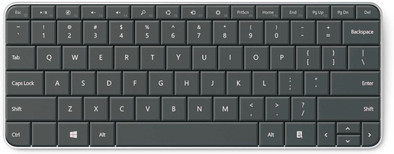 Microsoft Wedge Mobile Toetsenbord Qwerty is nooit meer leverbaar