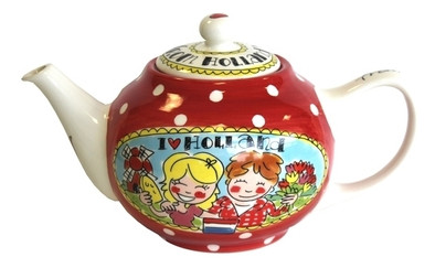 Blond Amsterdam I Love Holland Theepot 1,5L is nooit meer leverbaar