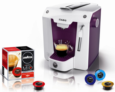 AEG Favola Lavazza A Modo Mio Paars is nooit meer leverbaar
