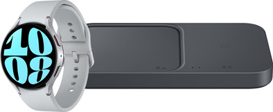 Samsung Galaxy Watch 6 Silver 44mm + Samsung Duo Wireless Charger is no longer available