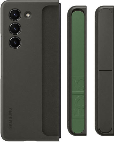Samsung Galaxy Z Fold 5 Slim Standing Back Cover Zwart is nooit meer leverbaar